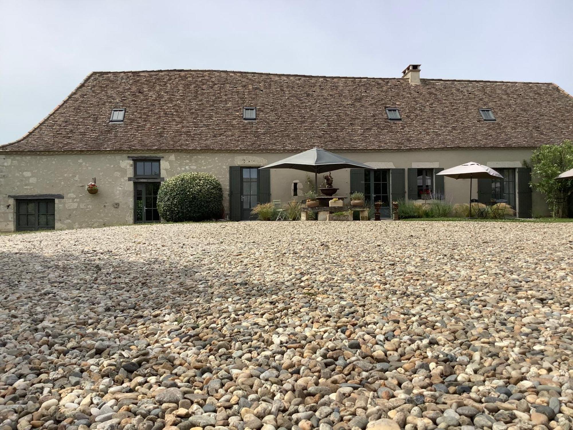 La Ferme Buissonniere Bardou Exterior foto
